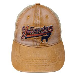 Yellowstone Snapback Mesh Back Trucker Hat Multi One Size Adjustable